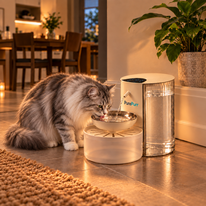 PurePurr™ Smart Dual-Tank Cat Water Fountain