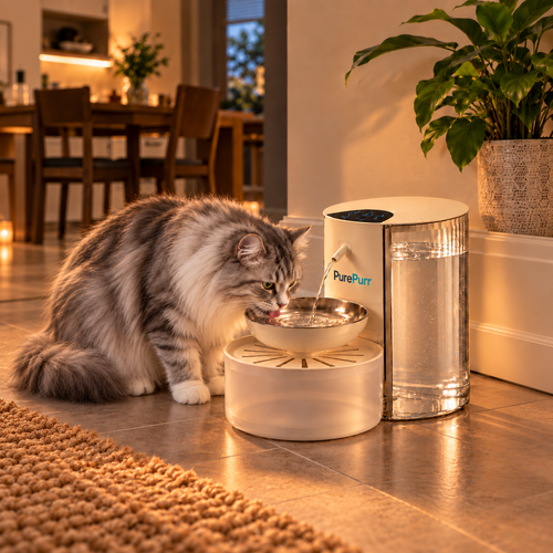 PurePurr™ Smart Dual-Tank Cat Water Fountain